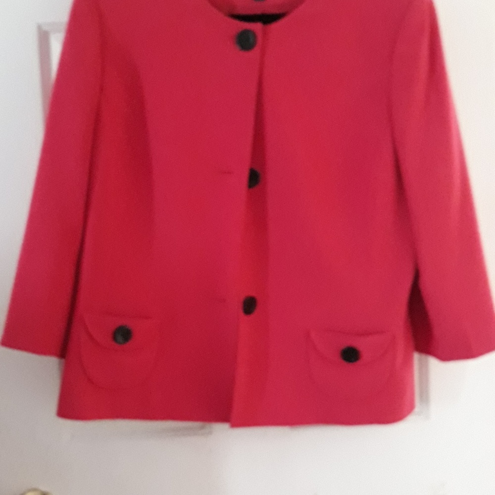 Plus Size 18 Hot Pink Evan-Picone Blazer